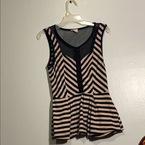 Striped Lacey shirt